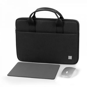 WiWU - Set Genius Combo 3in1 pentru laptop rezistent la apa (geanta laptop 14"+mouse+mouse pad) - negru