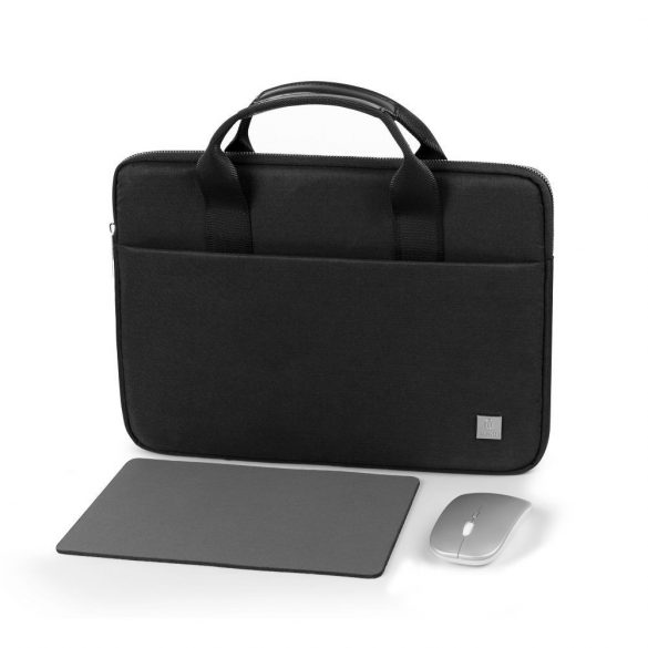 WiWU - Set Genius Combo 3in1 pentru laptop rezistent la apa (geanta laptop 15,6"+mouse+mouse pad) - negru