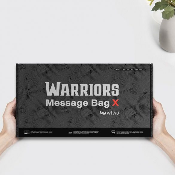 WiWU - Geanta impermeabila pentru tableta de pana la 11'' Warriors Message Bag X - neagra