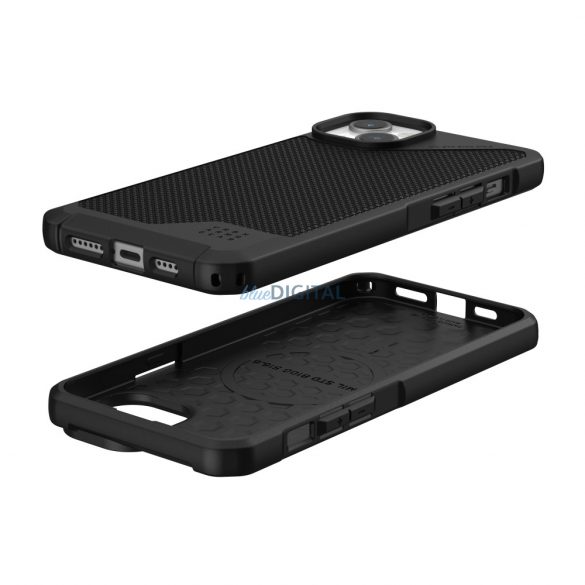 (UAG) Carcasă Urban Armor Gear Metropolis LT compatibilă cu MagSafe pentru IPHONE 15 PLUS kevlar negru