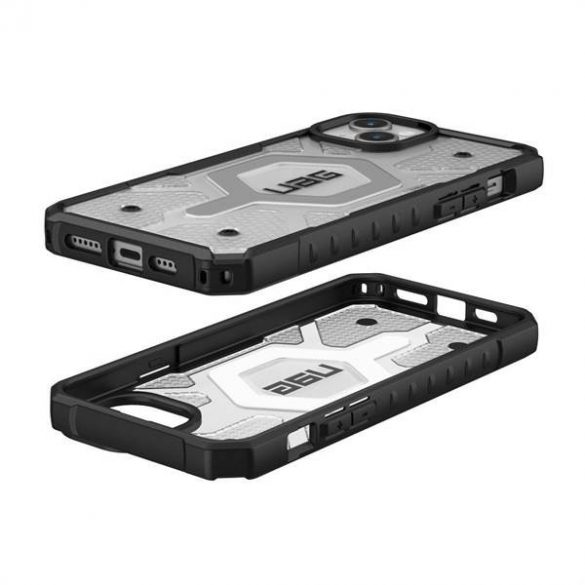 ( UAG ) Urban Armor Gear Pathfinder compatibil cu Magsafe pentru IPHONE 15 PLUS ice