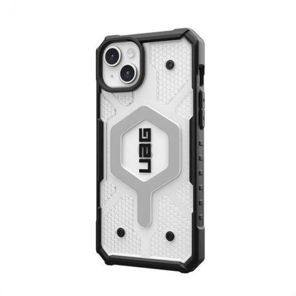 ( UAG ) Urban Armor Gear Pathfinder compatibil cu Magsafe pentru IPHONE 15 PLUS ice