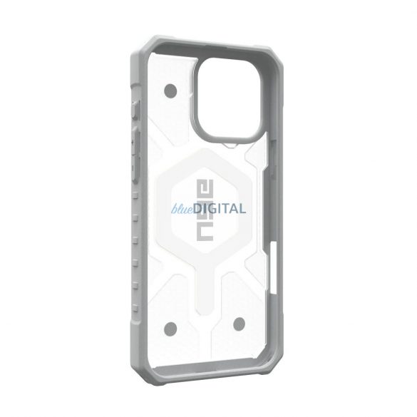 (UAG) Urban Armor Gear Pathfinder Clear MagSafe caz compatibil pentru iPhone 16 Pro Max - gri clar