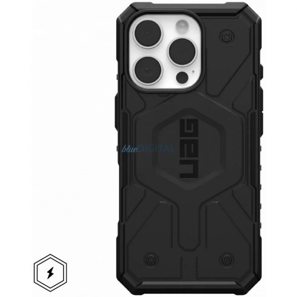 (UAG) Geantă compatibilă Urban Armor Gear Pathfinder MagSafe pentru iPhone 16 Pro - negru