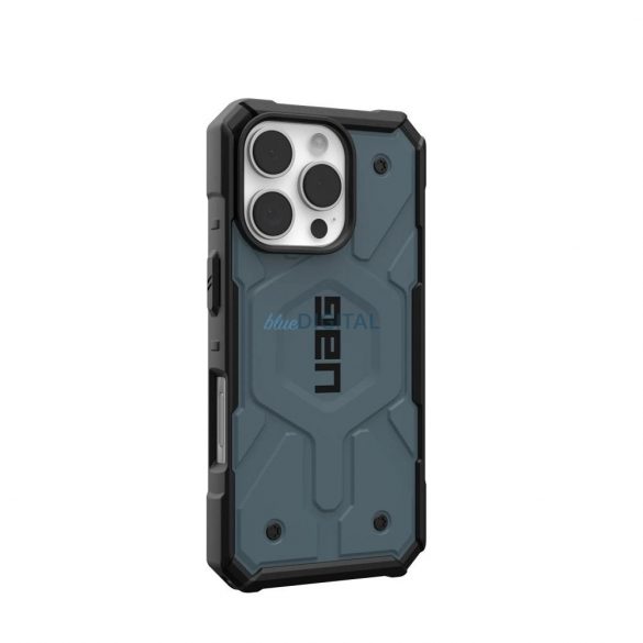 (UAG) Geantă compatibilă Urban Armor Gear Pathfinder MagSafe pentru iPhone 16 Pro - albastru-negru