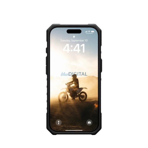 (UAG) Geantă compatibilă Urban Armor Gear Pathfinder MagSafe pentru iPhone 16 Pro - albastru-negru