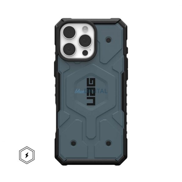 (UAG) Urban Armor Gear Pathfinder MagSafe caz compatibil pentru iPhone 16 Pro Max - albastru-negru