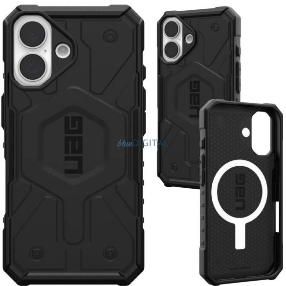 (UAG) Geantă compatibilă Urban Armor Gear Pathfinder MagSafe pentru iPhone 16 - negru