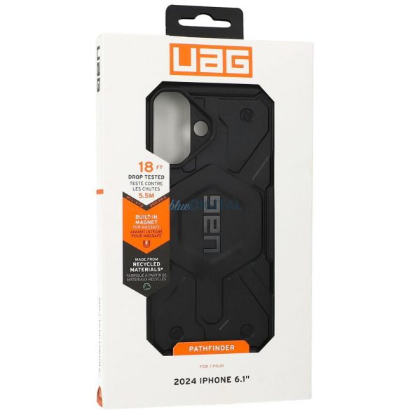 (UAG) Geantă compatibilă Urban Armor Gear Pathfinder MagSafe pentru iPhone 16 - negru