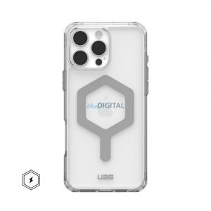 (UAG) Urban Armor Gear Plyo MagSafe Carcasă compatibilă pentru iPhone 16 Pro Max - Argintiu transparent