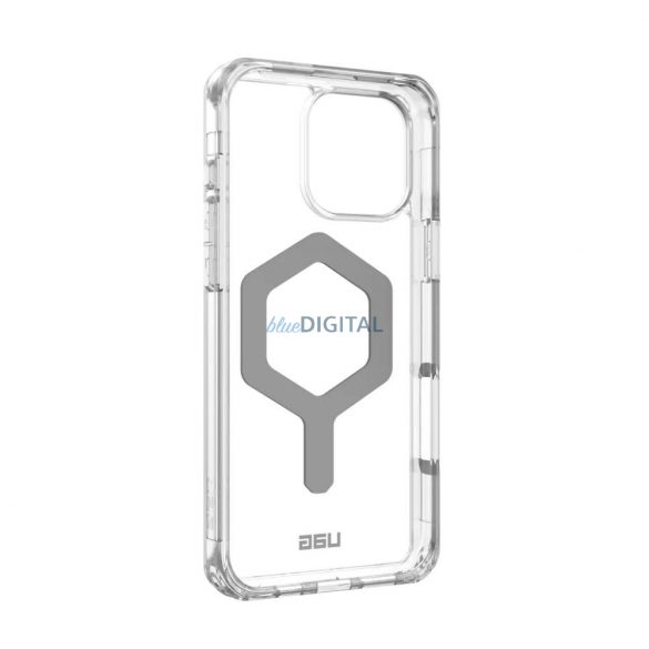 (UAG) Urban Armor Gear Plyo MagSafe Carcasă compatibilă pentru iPhone 16 Pro Max - Argintiu transparent