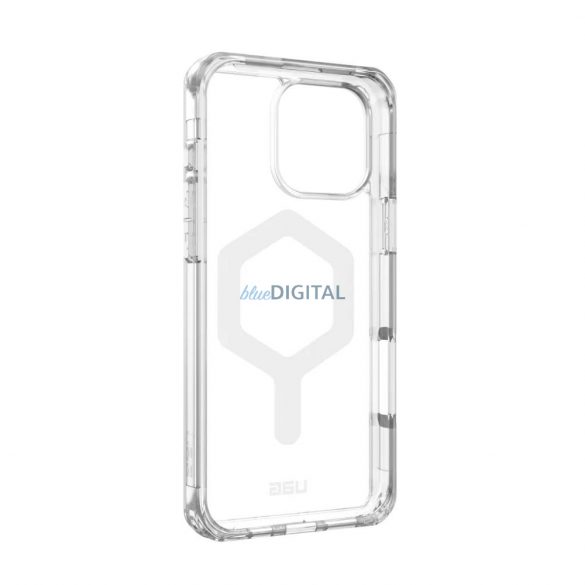 (UAG) Urban Armor Gear Plyo MagSafe caz compatibil pentru iPhone 16 Pro Max - transparent-alb