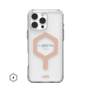 (UAG) Urban Armor Gear Plyo MagSafe Carcasă compatibilă pentru iPhone 16 Pro Max - Transparent Rose Gold