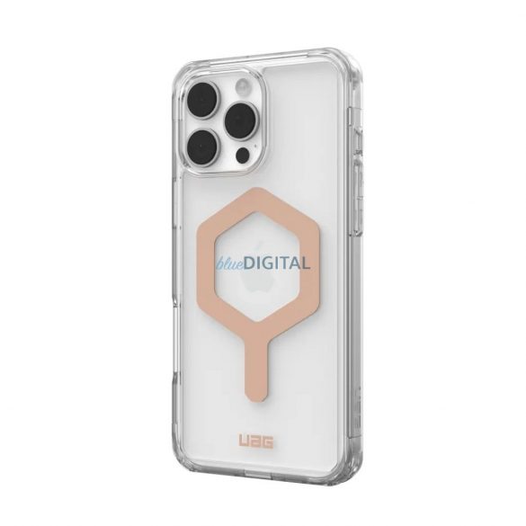 (UAG) Urban Armor Gear Plyo MagSafe Carcasă compatibilă pentru iPhone 16 Pro Max - Transparent Rose Gold