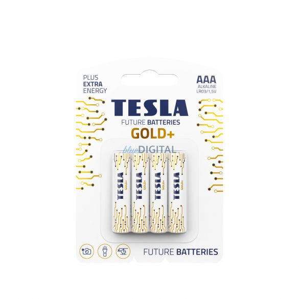 Baterie alcalină TESLA AAA GOLD+[4x120]