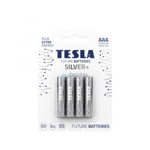 Baterie alcalină TESLA AAA SILVER+[4x120]