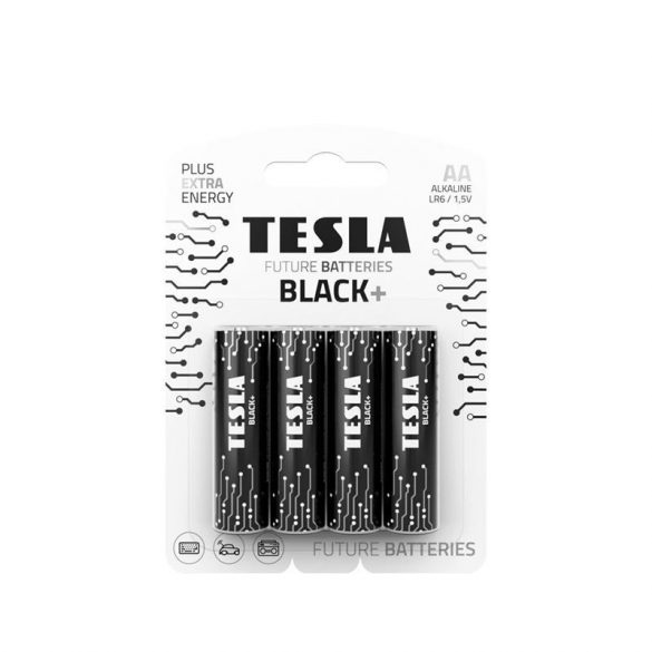 Baterie alcalină TESLA AA BLACK+[4x120]