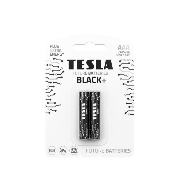 Baterie alcalină TESLA AAA BLACK+[2x120]