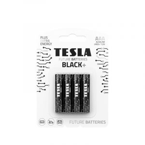 Baterie alcalină TESLA AAA BLACK+[4x120]