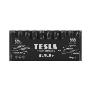 Baterie alcalină TESLA AAA BLACK+[10x72]