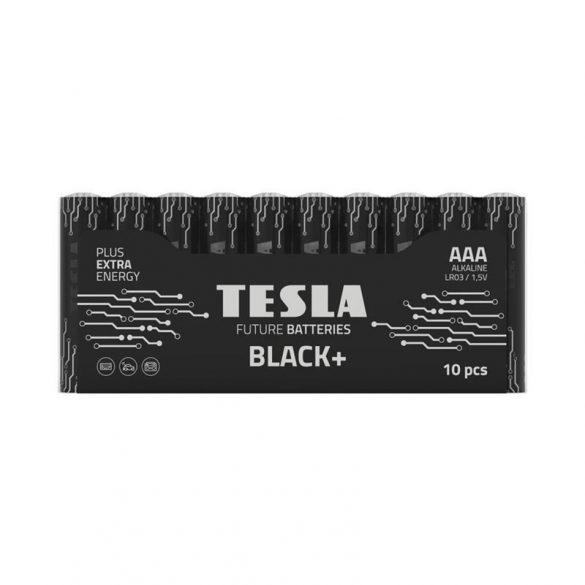 Baterie alcalină TESLA AAA BLACK+[10x72]