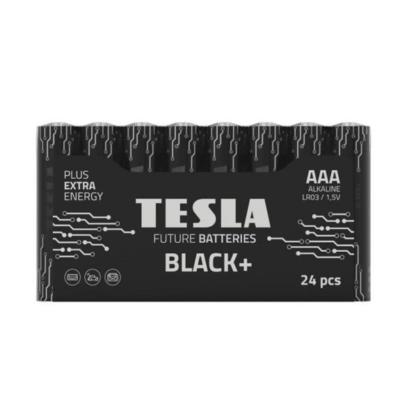 Baterie alcalină TESLA AAA BLACK+[24x30]