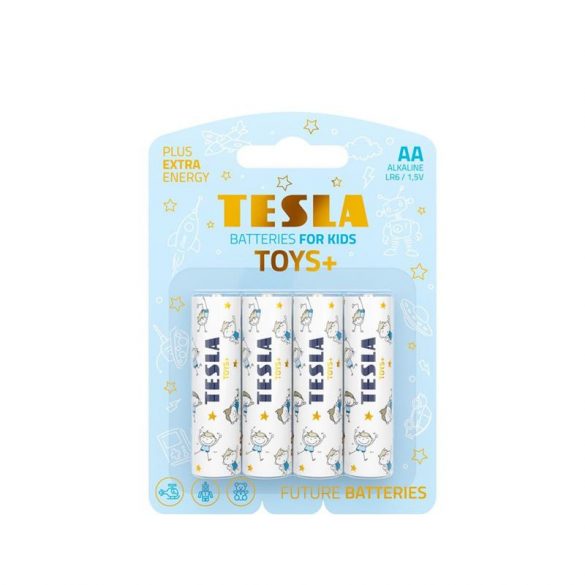 Baterie alcalină TESLA AA TOYS+ BOY[4x120]