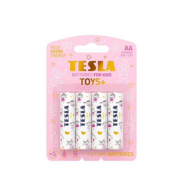 Baterie alcalină TESLA AA TOYS+ GIRL[4x120]