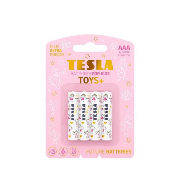 Baterie alcalină TESLA AAA TOYS+ GIRL[4x120]