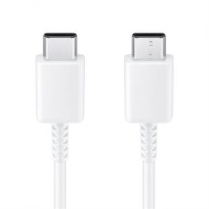 Cablu de date original - SAMSUNG EP-DA705BWEGWW (Galaxy A70) USB C - blister alb USB tip C