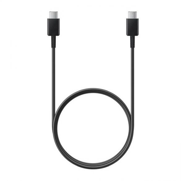 Cablu de date original - SAMSUNG EP-DA705BBEGWW (Galaxy A70) USB C - USB tip C negru blister