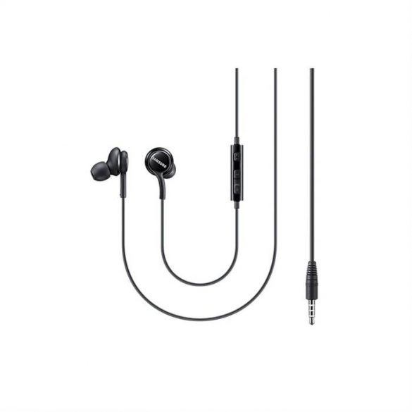 Căști stereo originale Samsung EO-IA500BBEGWW blister negru de 3,5 mm