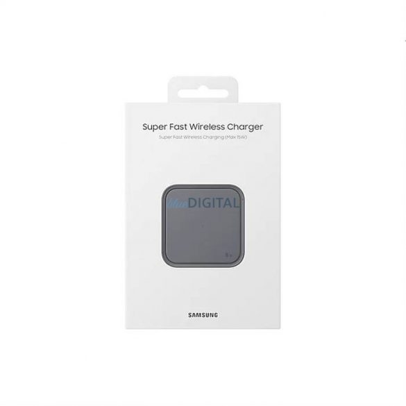 Original Charging Pad Samsung EP-P2400BBEGEU Încărcător rapid negru blister