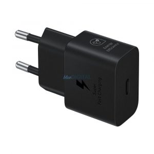 Încărcător original Samsung GaN Super Rapid EP-T2510NBEGEU (numai cap) blister negru de 25W