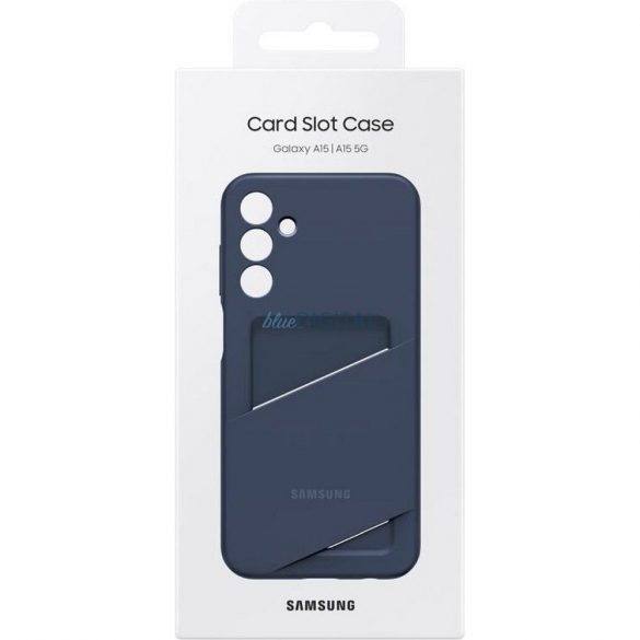 Husă originală cu fantă pentru card EF-OA156TBEGWW blister negru Samsung Galaxy A15