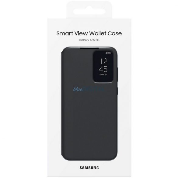 Husa portofel originala Smart View Neagra EF-ZA556CBEGWW blister negru Samsung Galaxy A55