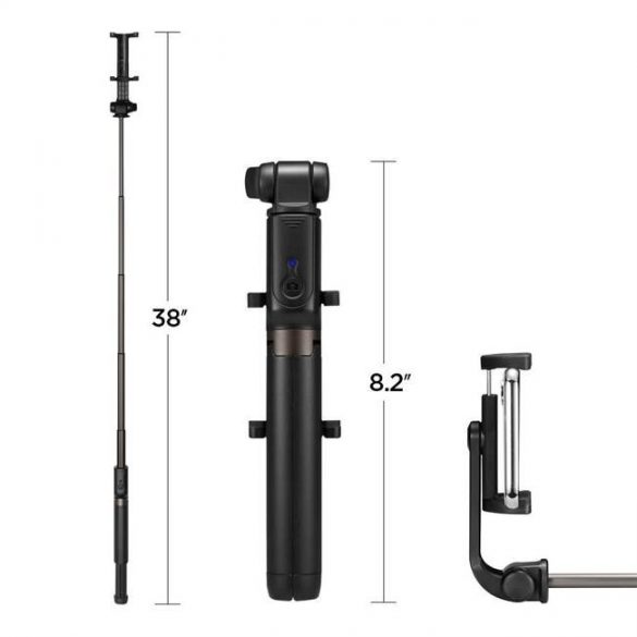 SPIGEN S540W Selfie Stick fără fir Trepied negru