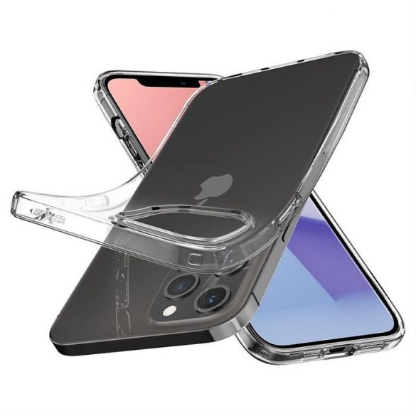 Husa SPIGEN cristal lichid pentru IPHONE 12 / 12 PRO transparenta