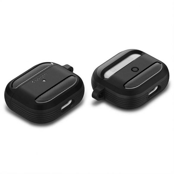 SPIGEN Rugged Armor pentru AIRPODS 3 2021 negru mat