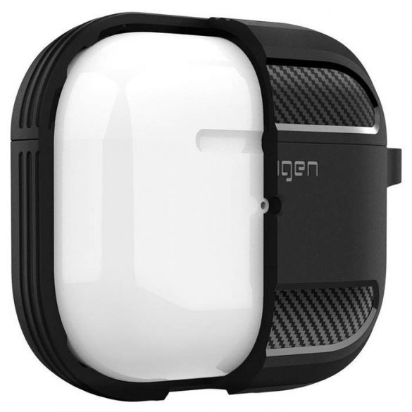 SPIGEN Rugged Armor pentru AIRPODS 3 2021 negru mat