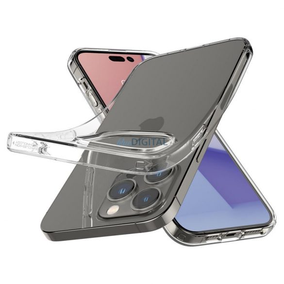 Husa cristale lichide SPIGEN pentru IPHONE 14 PRO MAX transparenta