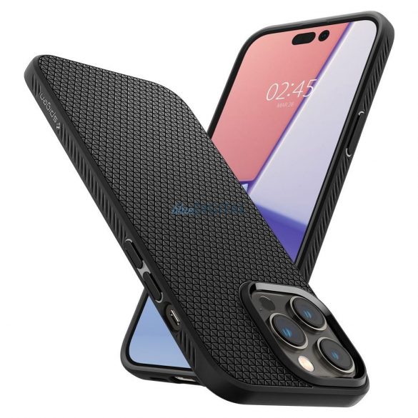 Husa SPIGEN Liquid Air pentru IPHONE 14 PRO MAX negru mat