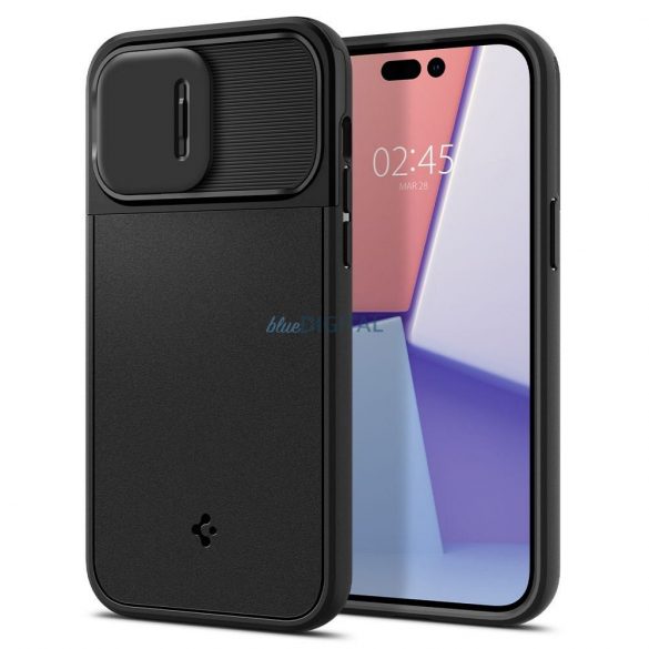 Husa SPIGEN Optik Armor MAG pentru IPHONE 14 PRO neagra