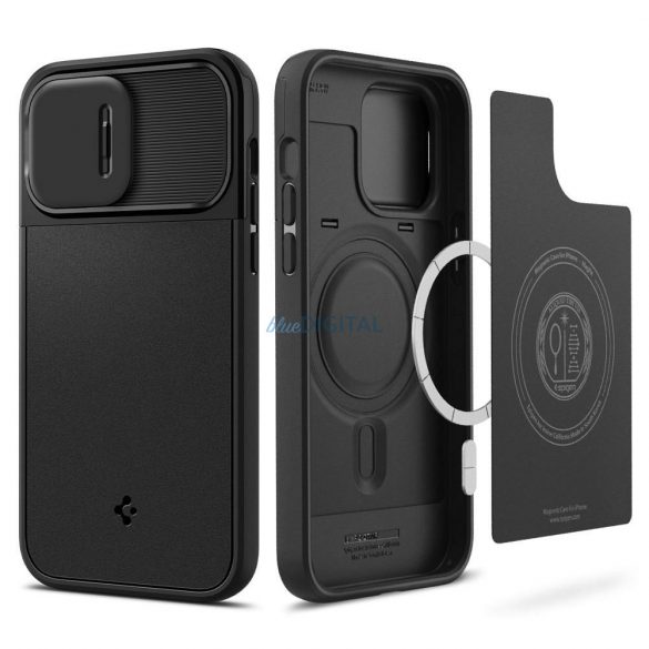 Husa SPIGEN Optik Armor MAG pentru IPHONE 14 PRO neagra