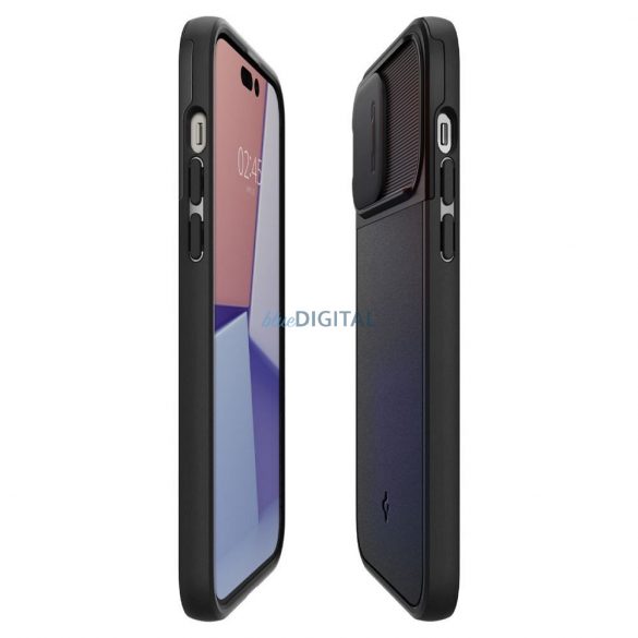 Husa SPIGEN Optik Armor MAG pentru IPHONE 14 PRO neagra