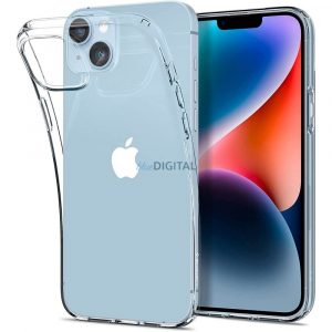 Husa cu cristale lichide SPIGEN pentru IPHONE 14 transparenta