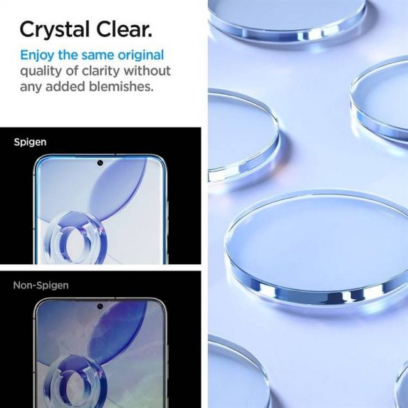 SPIGEN GLAS.TR "EZ FIT" 2-pack pentru SAMSUNG S23 transparent