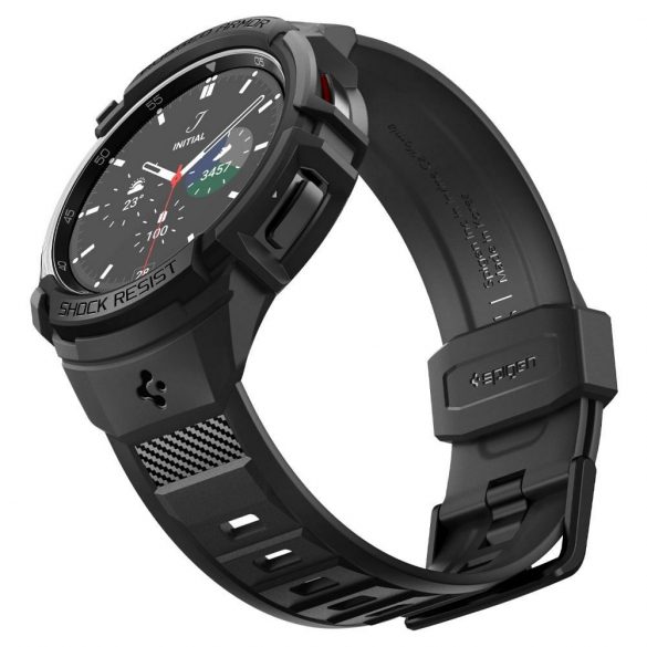 Husă SPIGEN Rugged Armor ”PRO” pentru SAMSUNG Galaxy Watch 6 Classic (43 MM) negru mat