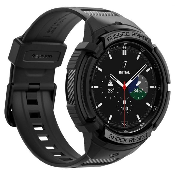 Husă SPIGEN Rugged Armor ”PRO” pentru SAMSUNG Galaxy Watch 6 Classic (43 MM) negru mat