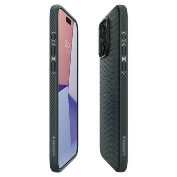 Husa SPIGEN Liquid Air pentru IPHONE 15 PRO MAX verde abis